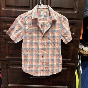 Sonoma  Checkered Short Sleeve Shirt boys MEDIUM